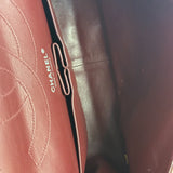 Chanel Burgundy Quilted Patent Leather 2.55 Reissue 227 Large Double Flap Bag 2011