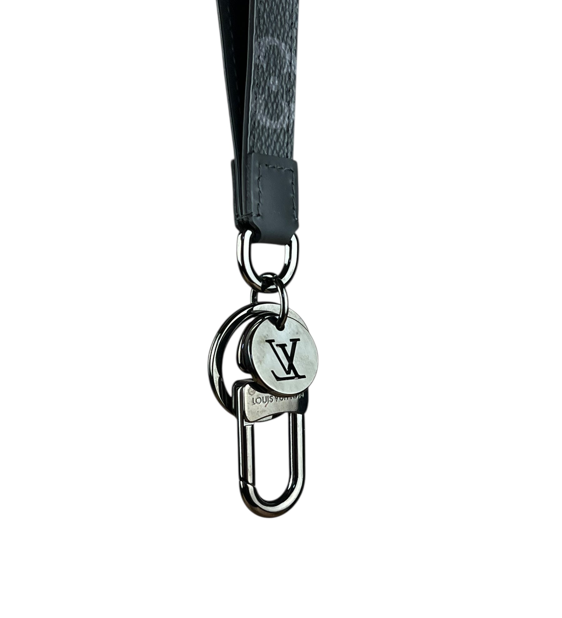 Louis Vuitton Monogram Eclipse Dragonne Keychain