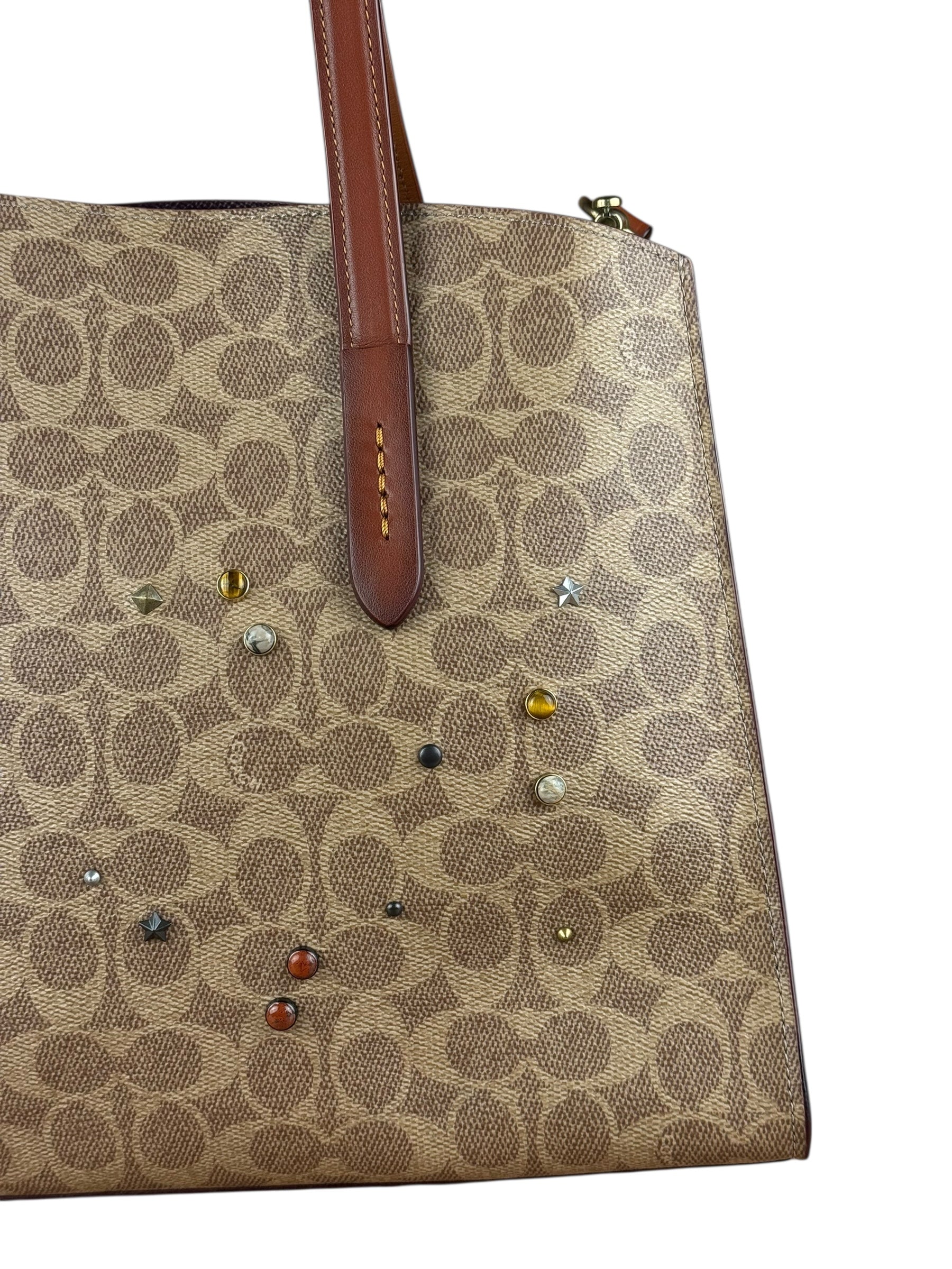 Coach Signature Charlie Carryall Two Way Bag