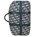 Christian Dior Vintage Navy Trotter Boston Bag