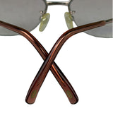 Gucci GG Rose Pink Tint Semi-Rimless Eyeglasses