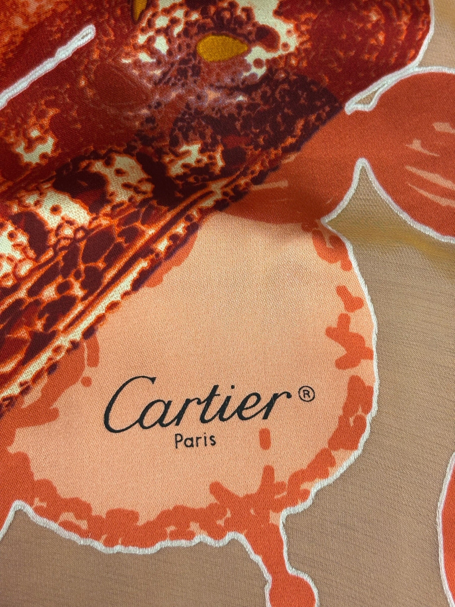 Cartier Jewelry/Panther Silk Square Scarf