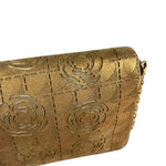 Chanel 2002 Gold Retro Tale East West Chain Flap