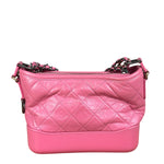 Chanel Pink Quilted Leather Small Gabrielle Hobo Bag 2019