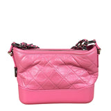 Chanel Pink Quilted Leather Small Gabrielle Hobo Bag 2019