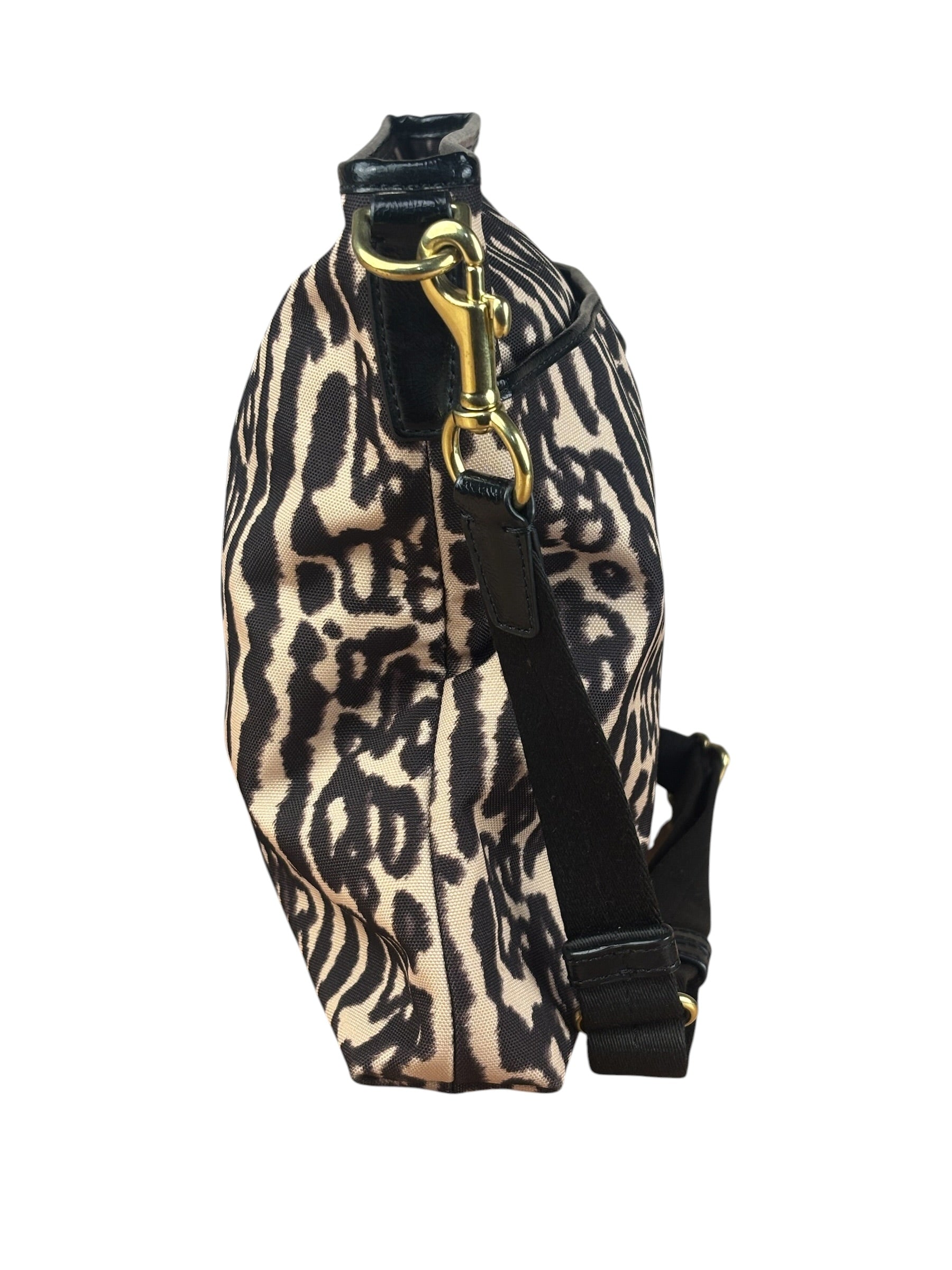 Coach Leopard Print Canvas Crossbody