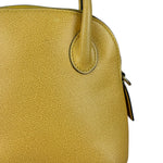 Celine Yellow Leather Dome 2Way Handbag
