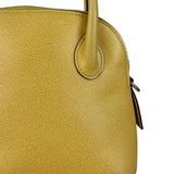 Celine Yellow Leather Dome 2Way Handbag