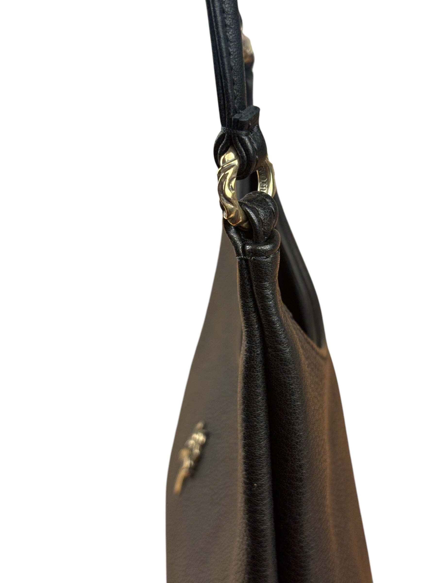 Chrome Hearts Leather Viv Silver Dagger Shoulder Bag