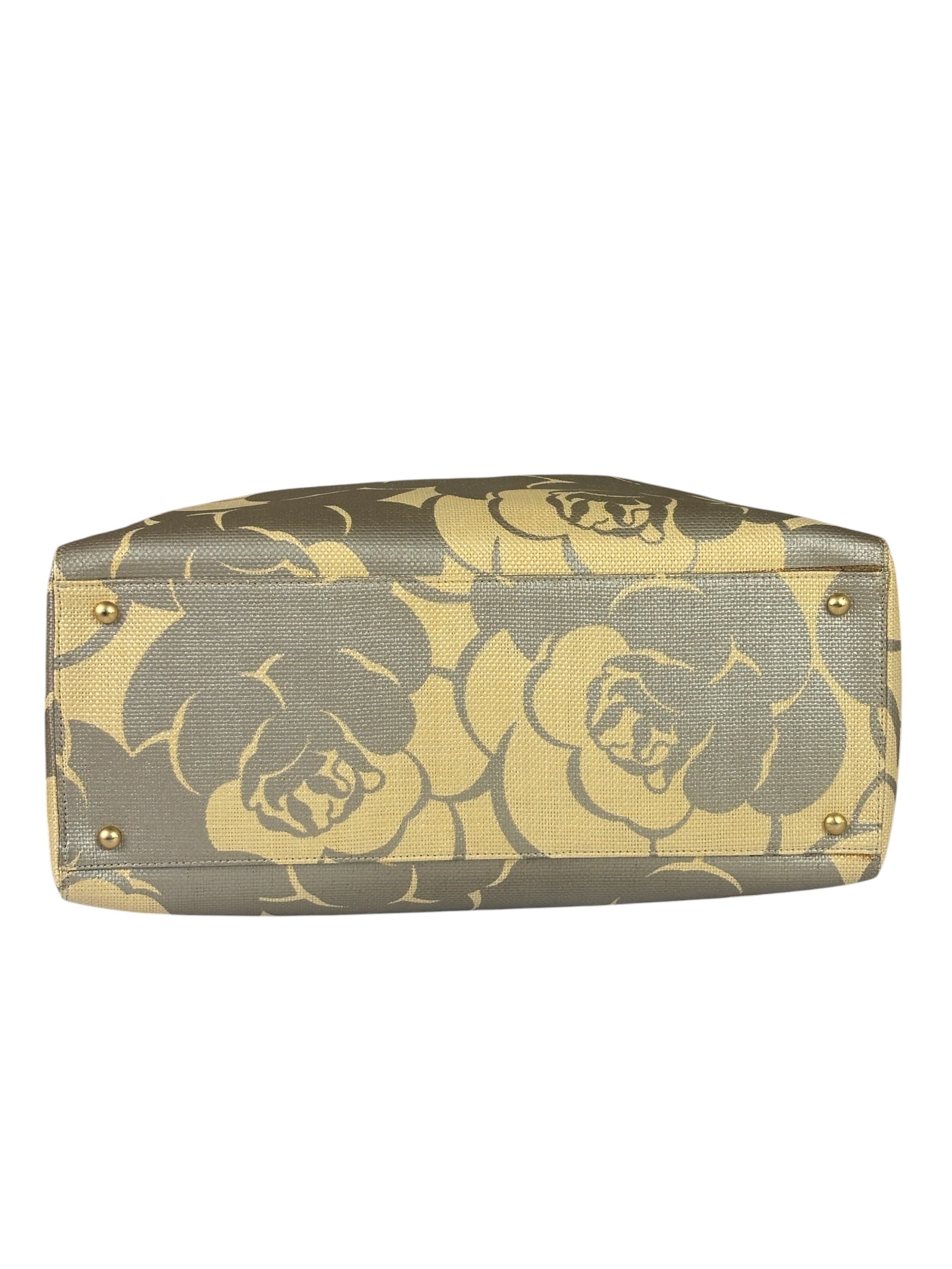 Chanel Camellia Raffia Tote 2004
