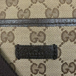 Gucci GG Vintage Beige/Brown Canvas Crossbody Bag