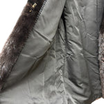 Vintage Moon Harmony Dark Brown Mink Fur Coat