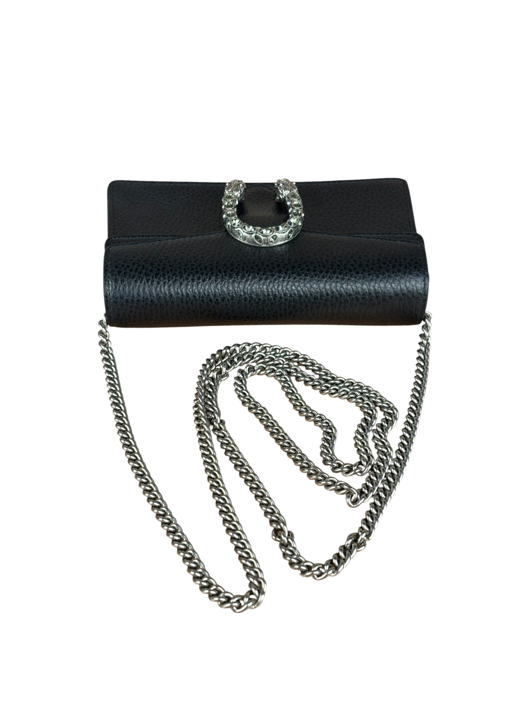 Gucci  Black Dionysus Super Mini Shoulder Bag