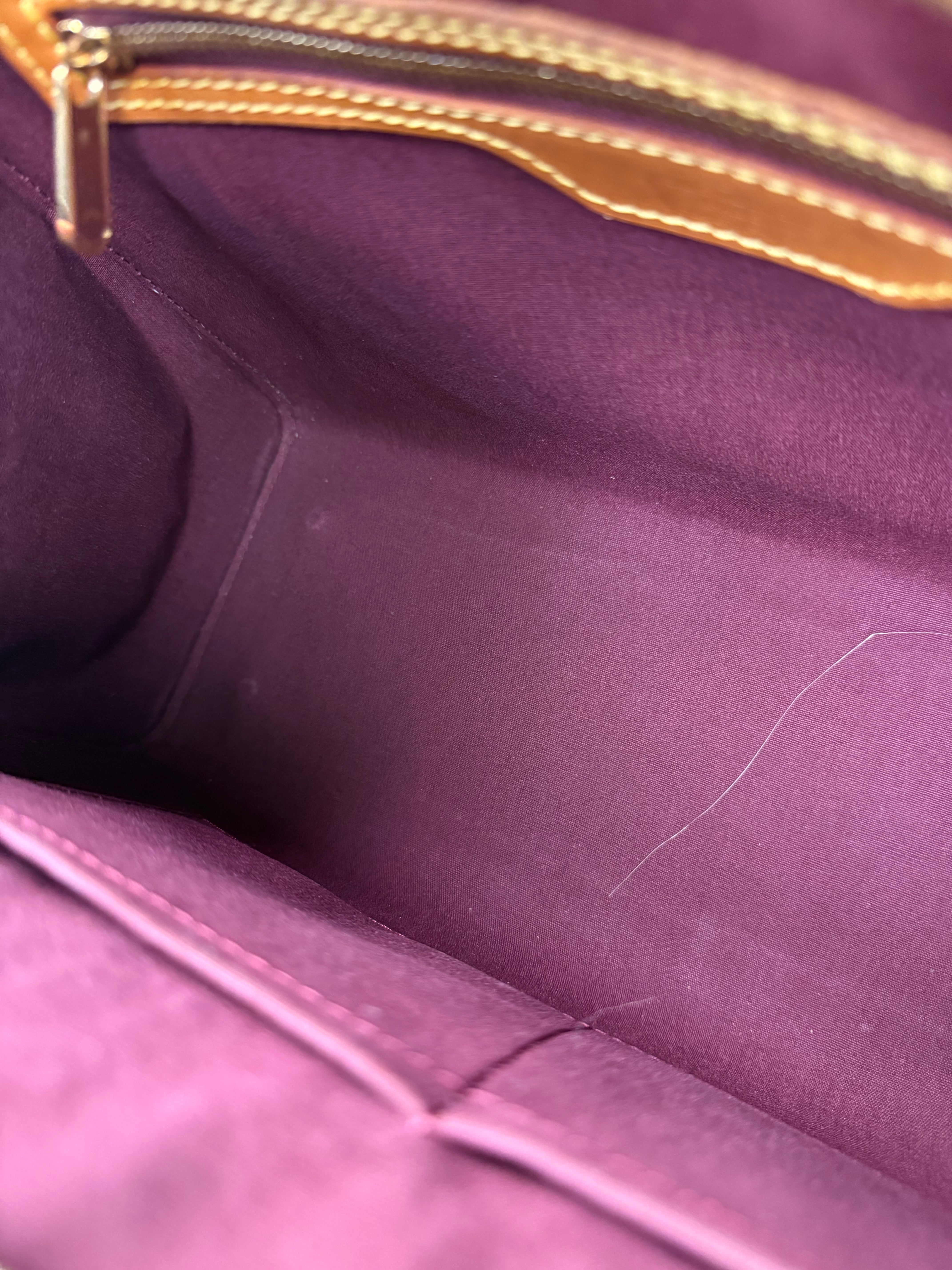 Louis Vuitton Bronze Monogram Vernis Brea MM 2Way Handbag