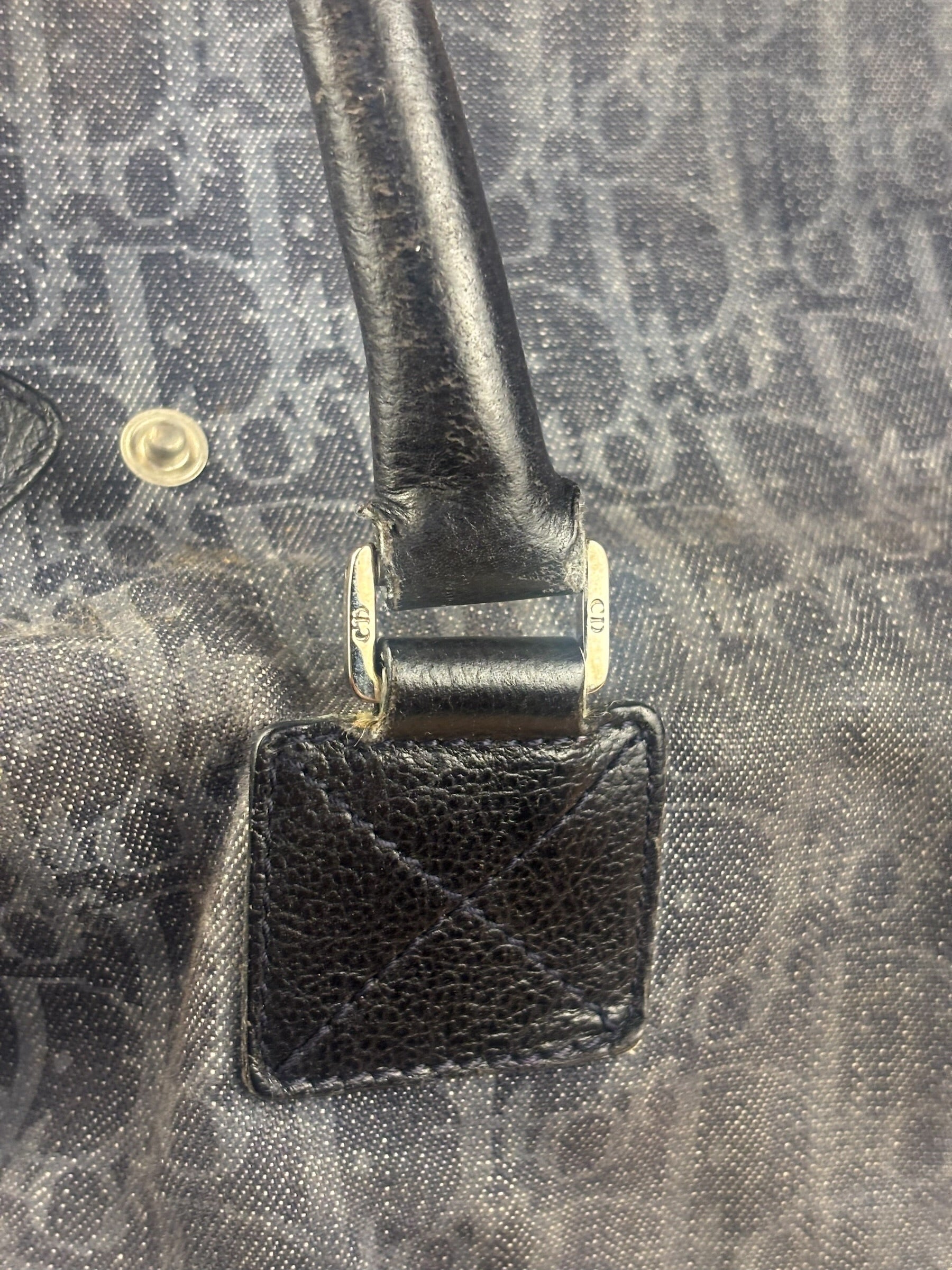 Christan Dior Vintage Diorissimo Flight Trotter Tote
