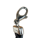 Gucci Black Braided Leather Horsebit Bracelet