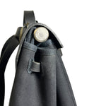 Hermes Black Toile Herbag 39 Handbag