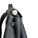 Hermes Black Toile Herbag 39 Handbag