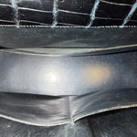 Hermes 1985 Black Crocodile Kelly 35