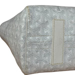 Goyard White Goyardine Sac Rouette PM Shoulder Tote