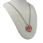 Chanel Vintage Heart CC Necklace