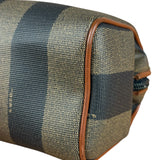 Fendi Vintage Pequin Stripped Nano Boston Bag