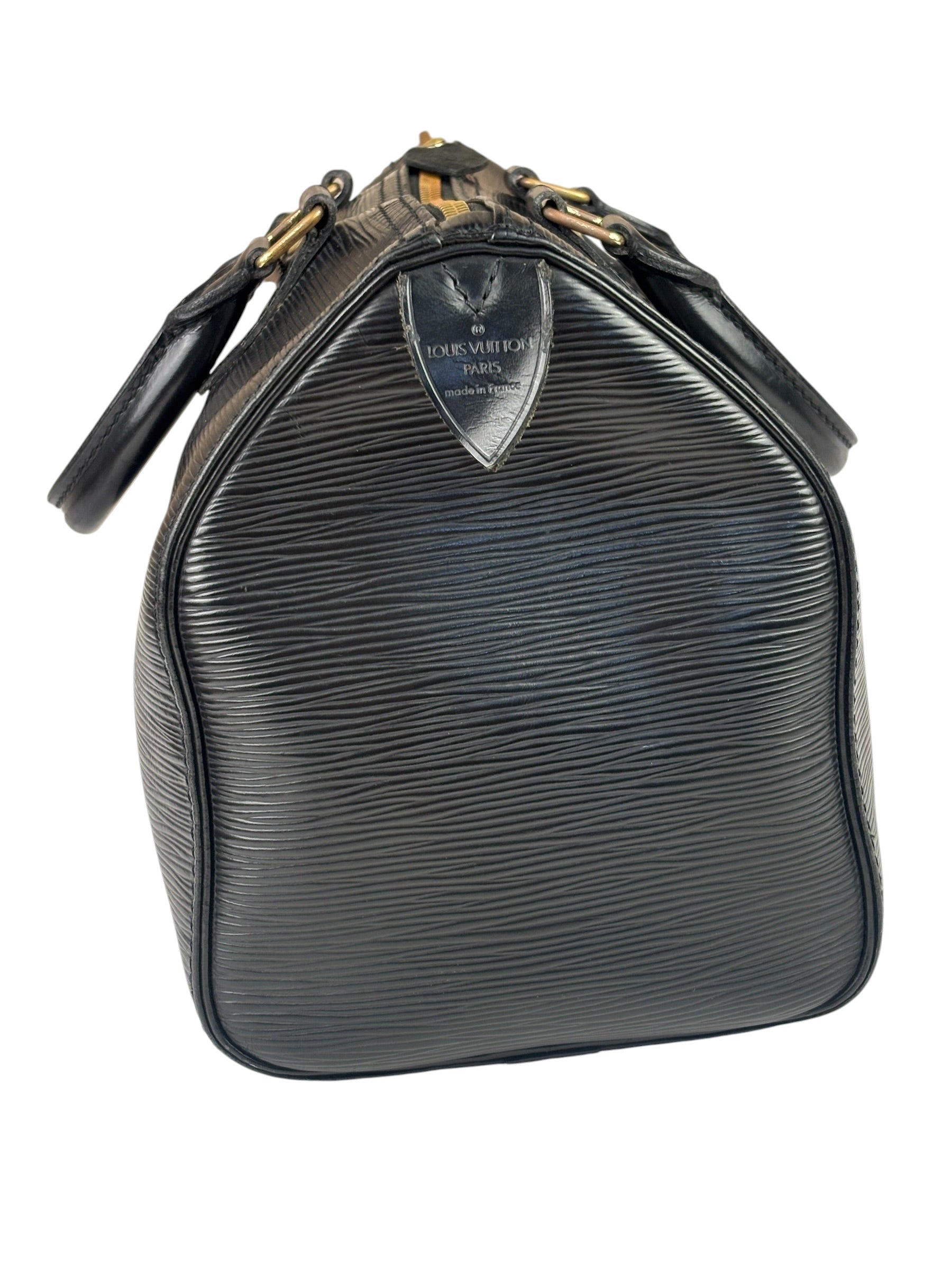 Louis Vuitton Black Epi Leather 25