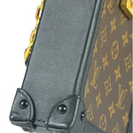Louis Vuitton Black Monogram Vertical Trunk Pochette