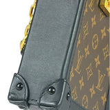 Louis Vuitton Black Monogram Vertical Trunk Pochette