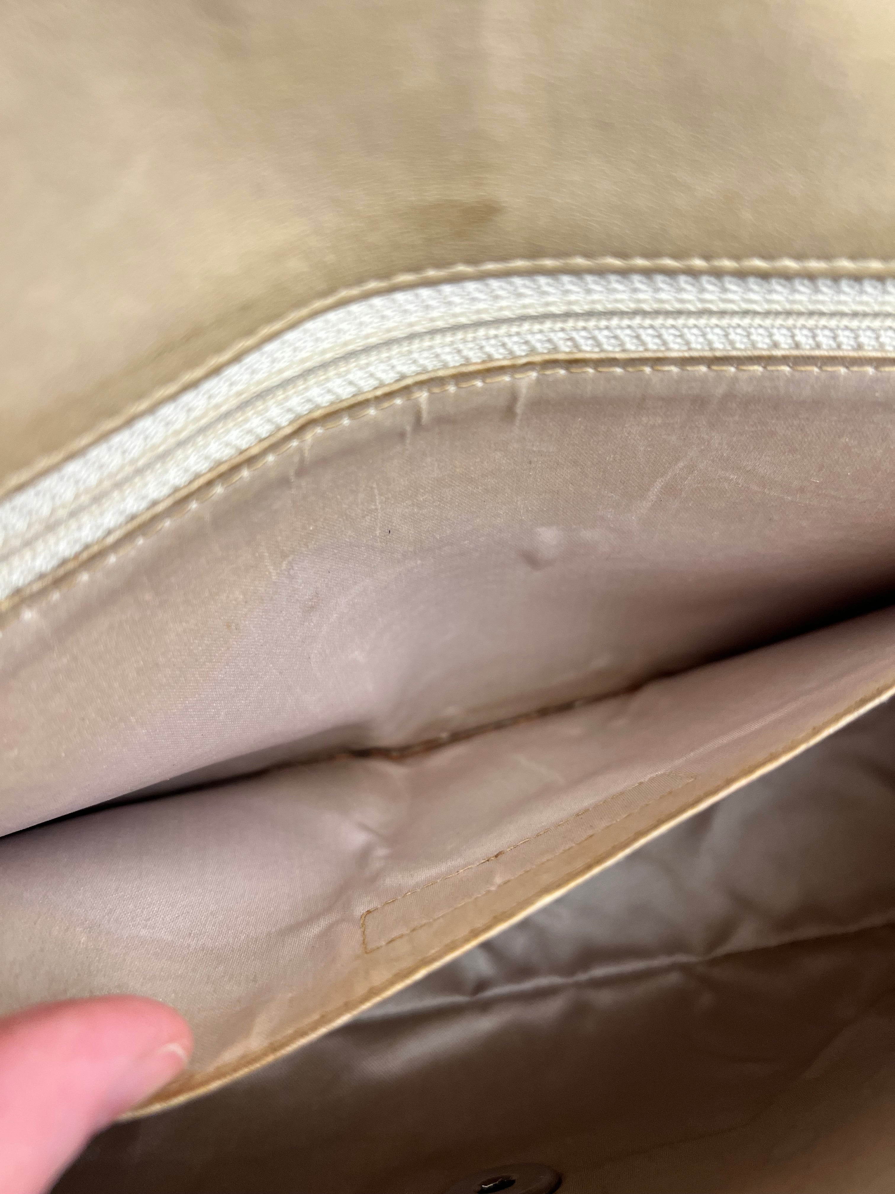 Chanel Vintage Beige Travel Line Classic Flap 2001