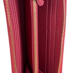 Prada Vintage Pink Saffiano Leather Long Wallet