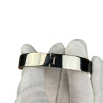 Hermes H Black/Palladium Clic Bracelet