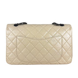Chanel Aged Ivory Quilted Leather 2.55 Reissue Double Flap Bag 2009