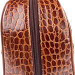 Yves Saint Laurent Vintage Croc-Embossed Leather Handbag