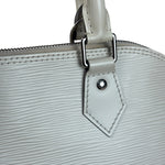 Louis Vuitton White Epi Leather Alma Hand Bag PM