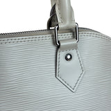 Louis Vuitton White Epi Leather Alma Hand Bag PM