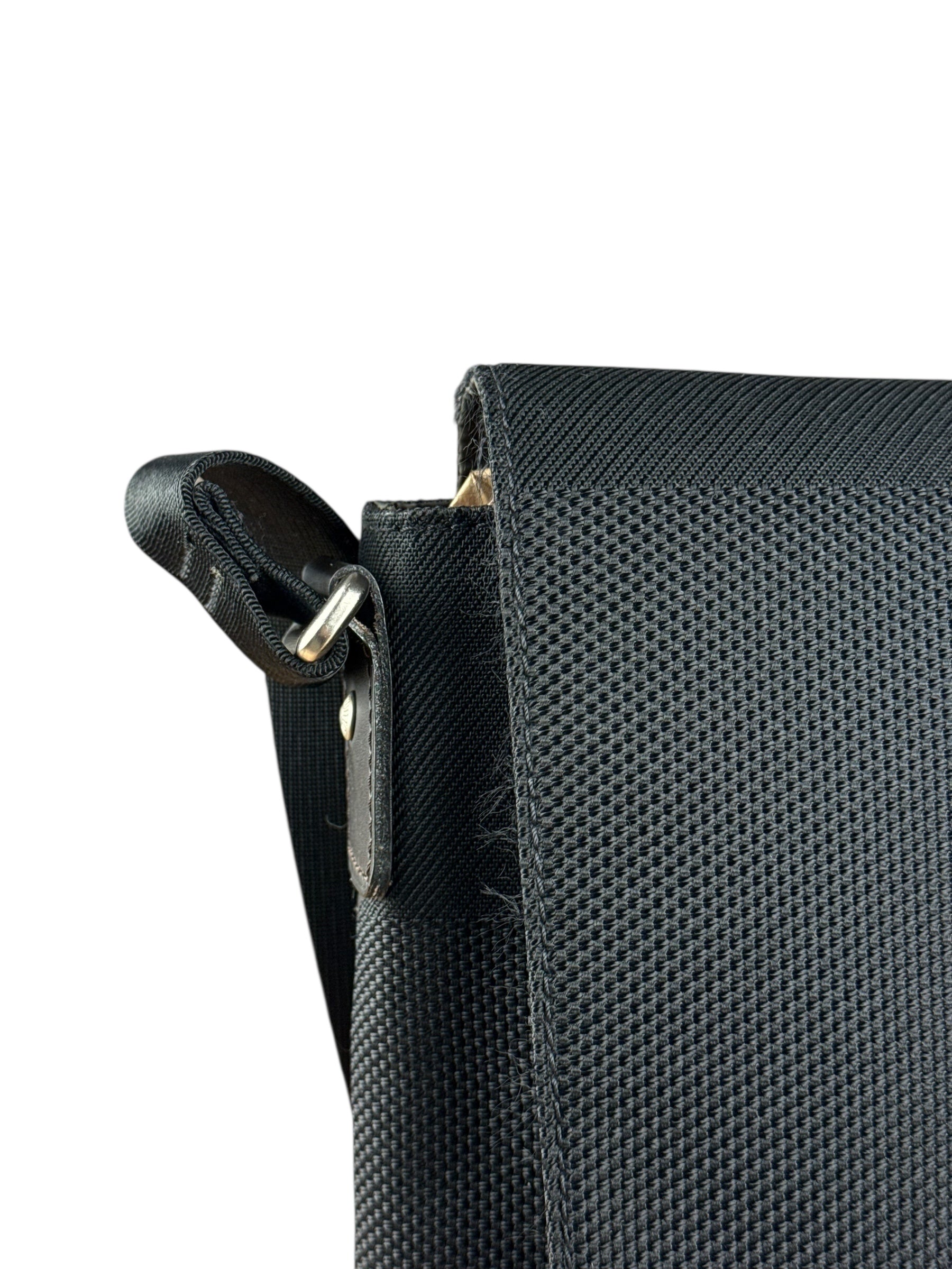 Louis Vuitton Black Damier Geant Flap Messenger