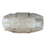 Coach Beige Maggie Croc Handbag