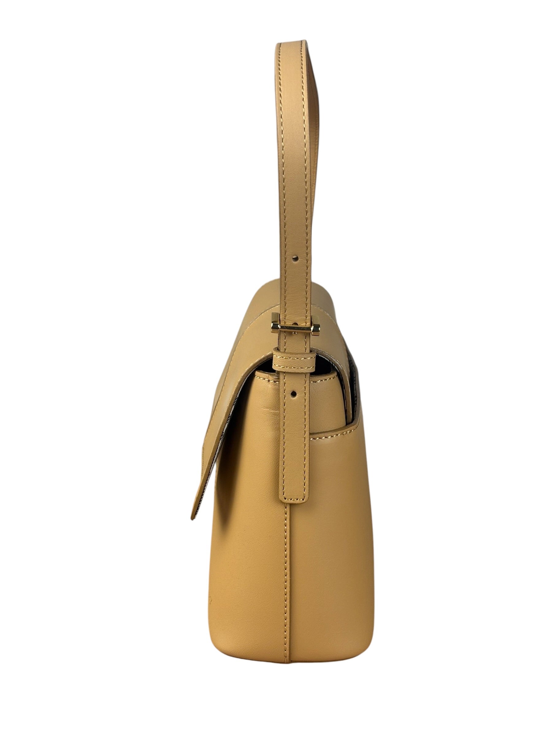 Burberry Brown Leather Shoulder Bag