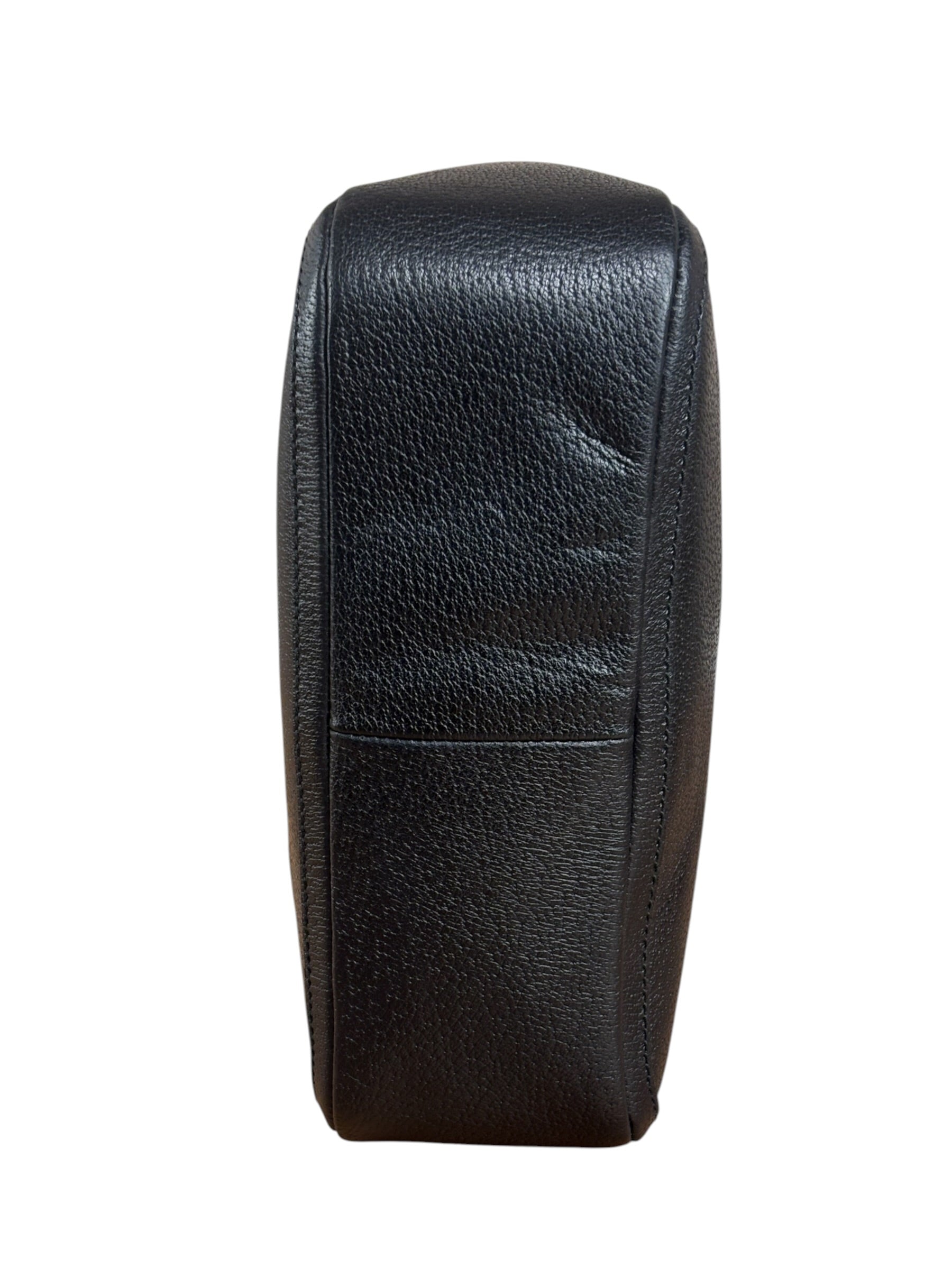 Gucci Black Pebbled Leather Shoulder Bag