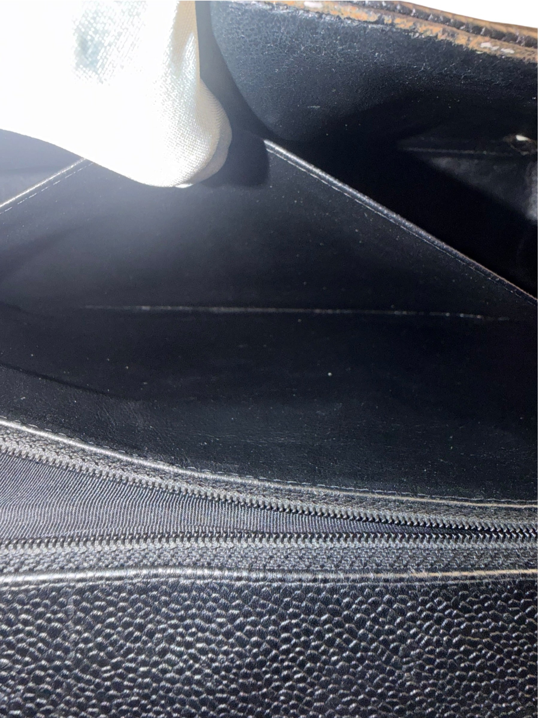 Chanel Black Quilted Leather Jumbo Classic Flap Bag 2009