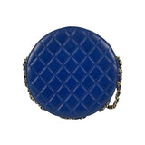 Chanel Limited Edition Lifesaver Round Crossbody Navy/Black 2017