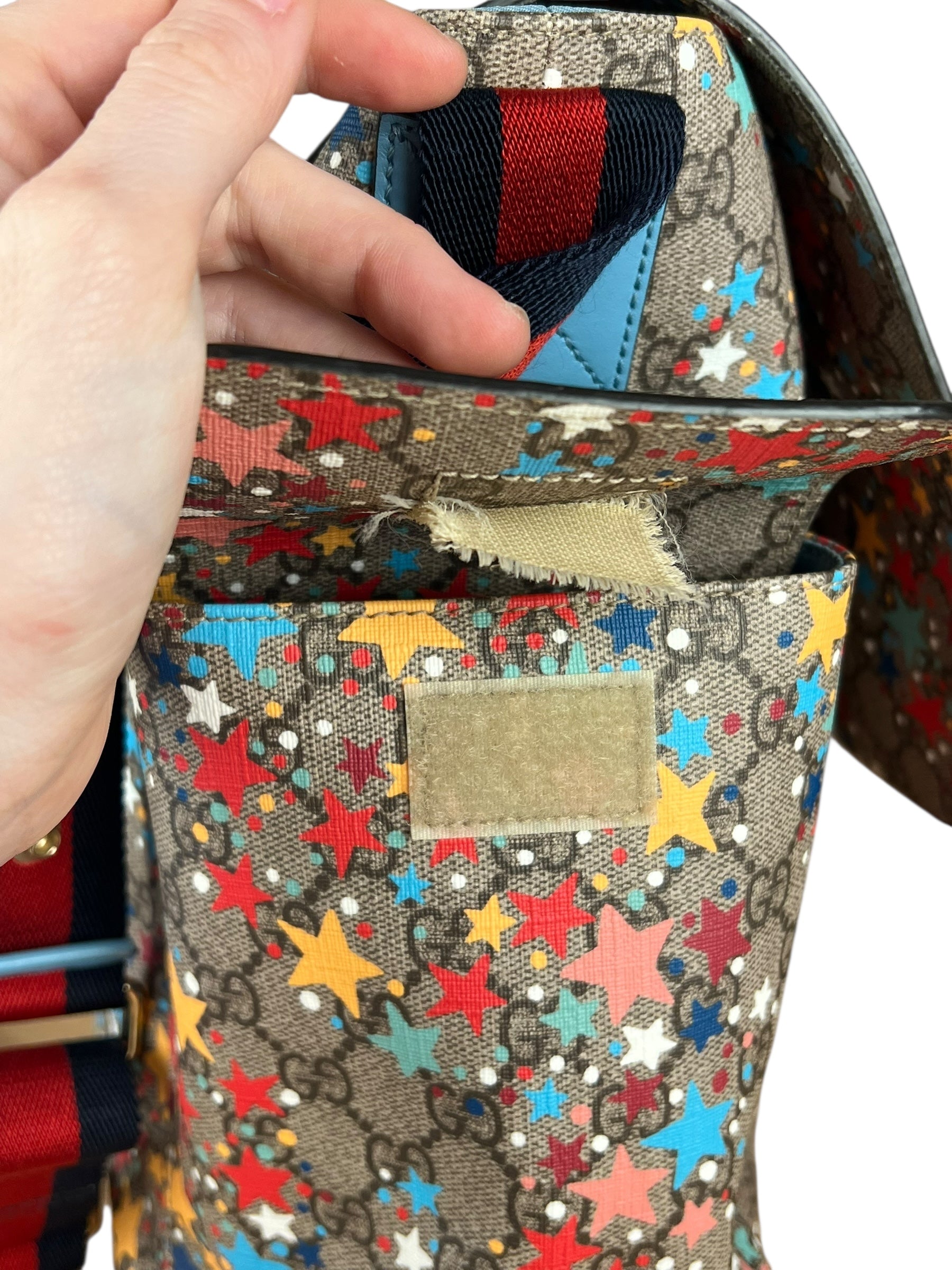 Gucci GG Supreme Stars Changing Bag