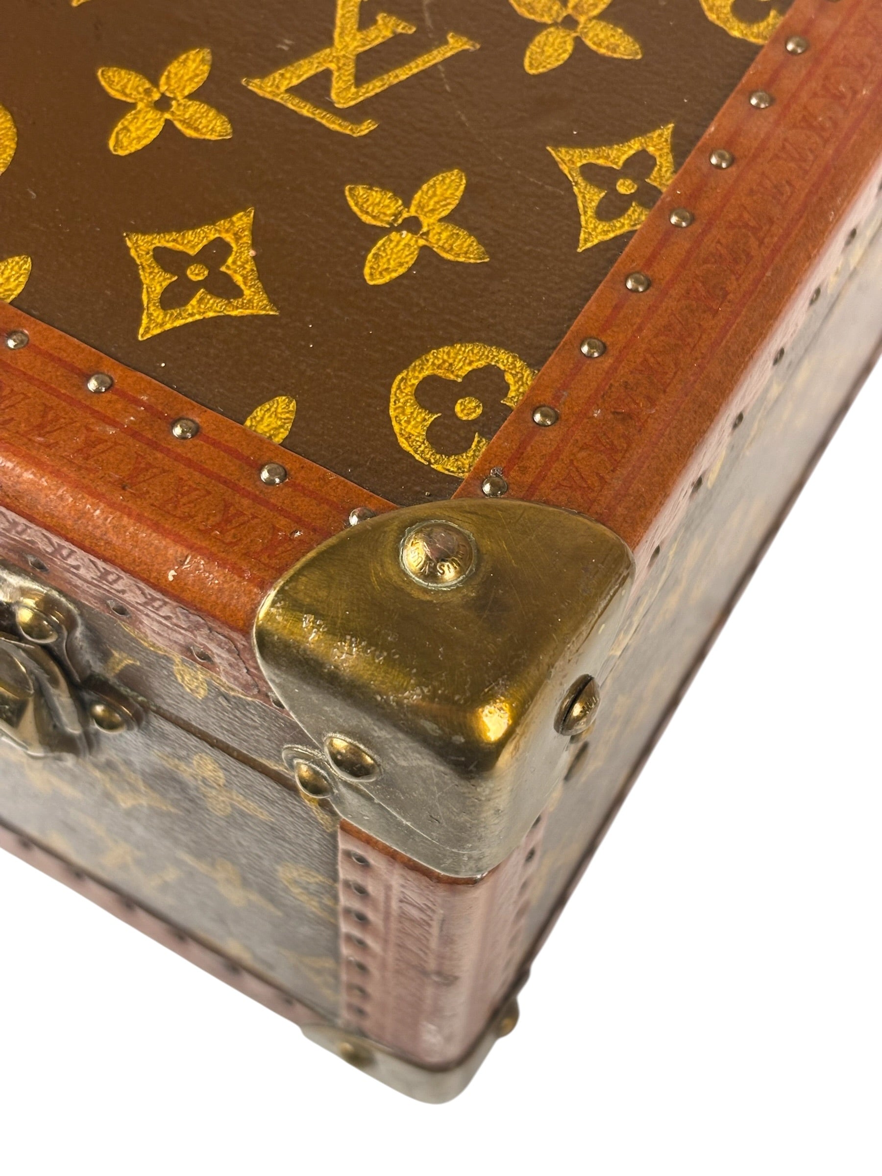 Louis Vuitton Vintage Monogram Hard Case Luggage Trunk