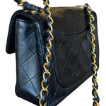 Chanel Black Leather Classic Mini Flap Bag ‘94-‘96