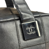 Chanel Black Chocolate Bar Bowling Hand Bag - 2003