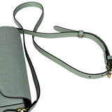 Gucci GG Super Mini Leather Shoulder Bag Pale Blue