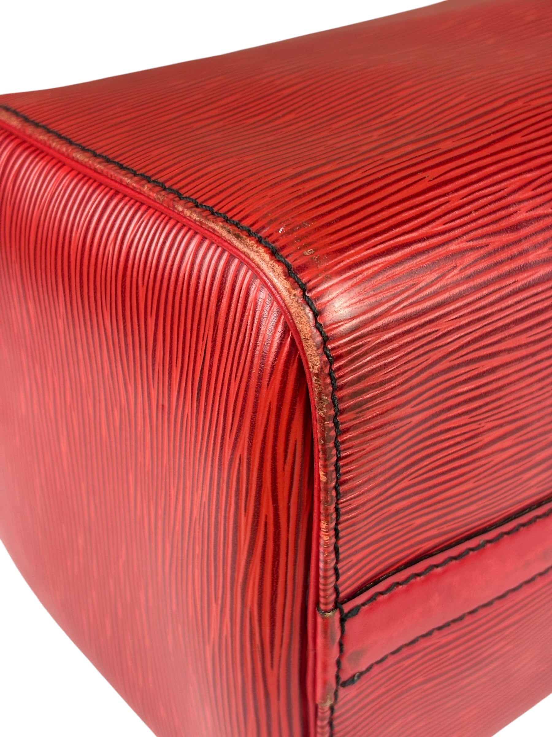 Louis Vuitton Red Epi Leather Speedy 25