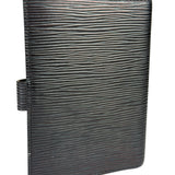 Louis Vuitton Black EPI Leather Agenda MM