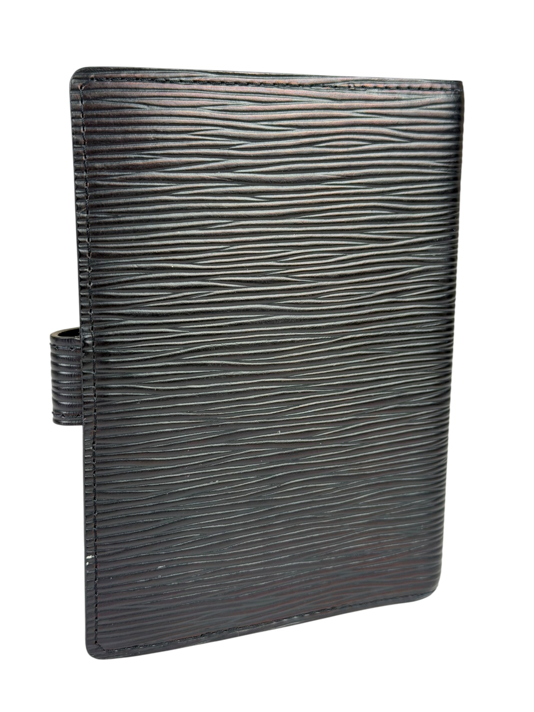 Louis Vuitton Black EPI Leather Agenda MM